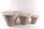 3 Piece Vintage Wicker Basket With Lids Set 17 1/2"/14"/12" Sizes