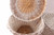 3 Piece Vintage Wicker Basket With Lids Set 17 1/2"/14"/12" Sizes