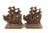 Vintage Cast Iron Ship Bookend Set