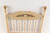 Antique Wood Doll Bed Stencil Old White Paint Folding
