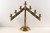 Rare Antique U.S. Army Military Marked Brass Candelabra Candleholder