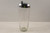 Vintage Mid Century Etched Glass Cocktail Shaker Martini Drink Mixer