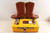 Vintage Santa Rosa Brand Western Work Boots & Box