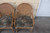 3 Vintage Mid Century McGuire San Francisco Olive Twist Rattan & Rawhide Chairs