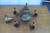 Antique Brass Hanging Chandelier 5 Light Fixture