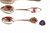 8 Vintage Souvenir Spoons JF Kennedy Space Hastings Ne Rochester Mn 