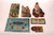6 Vintage & Antique Santa Claus Christmas Decor Postcards Bag Booklet