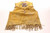 Vintage Native American Sioux Indian Beaded Hide Vest Yellow Okra