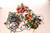 3 Vintage Christmas Tree Light Strings Santa Claus Bubble & Flower