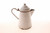 Vintage White Porcelain Enamel Graniteware Coffee Pot