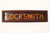 Antique Wood Framed Locksmith Advertising Sign