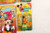 6 Vintage Walt Disney Mickey Mouse Toys On Card Jump Up Stamp Pets Push up