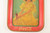 Original 1938 Coca Cola Soda Pop Advertising Tray Girl In Yellow Dress