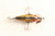 Antique Heddon Baby Dowagiac Minnow Glass Eyes Wooden Fishing Lure