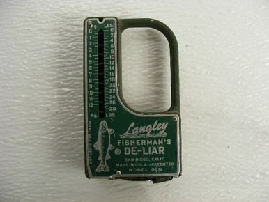 Vintage Langley Fisherman's De-liar Scale Vintage Langley Model