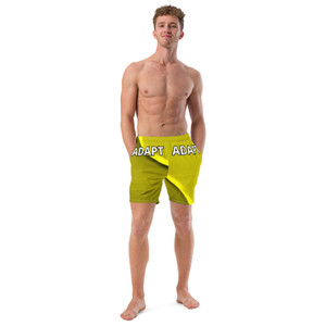Faith in Wisdom (White) - Men's swim trunks Faith in Wisdom (White) - Men's swim trunks