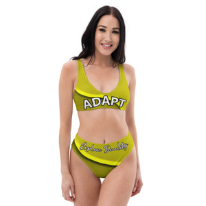 Faith in Wisdom (White) - high-waisted bikini Faith in Wisdom (White) - high-waisted bikini