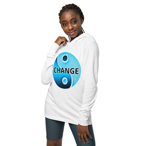 Change White Hooded Long-Sleeve Tee Change White Hooded Long-Sleeve Tee