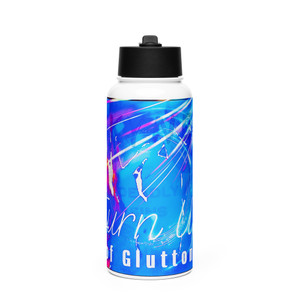 METEOR TURN UP Stainless steel water bottle with a straw lid METEOR TURN UP Stainless steel water bottle with a straw lid