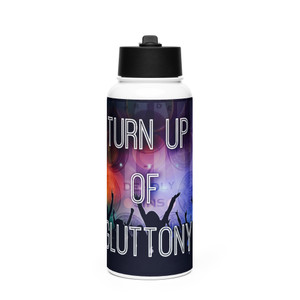 METEOR TRUNT Stainless steel water bottle with a straw lid METEOR TRUNT Stainless steel water bottle with a straw lid