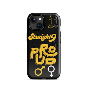 STR89+ MagSafe® Black Tough Case for iPhone® – Premium Shockproof Protective Cover | Dual-Layer Drop Protection | Sleek Matte Black Minimalist Design | MagSafe® Compatible | Durable Streetwear-Inspired iPhone® Case