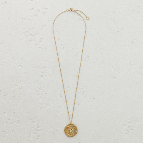 Aquarius Astro necklace - Gold
