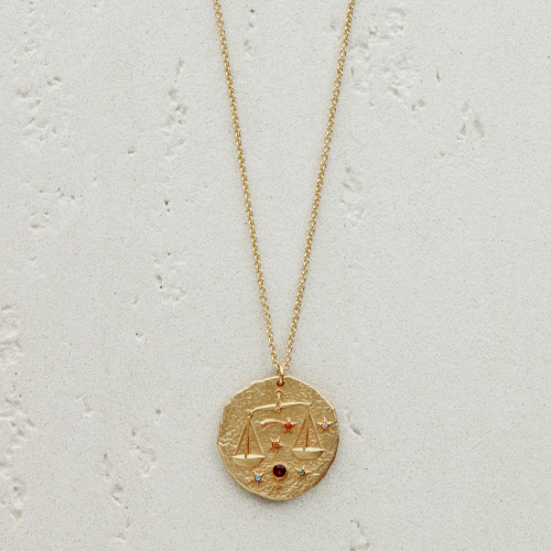 Libra Astro necklace - Gold