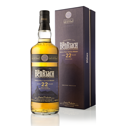 Benriach 22yo Peat Dark Rum Dunder 46% 700 ML