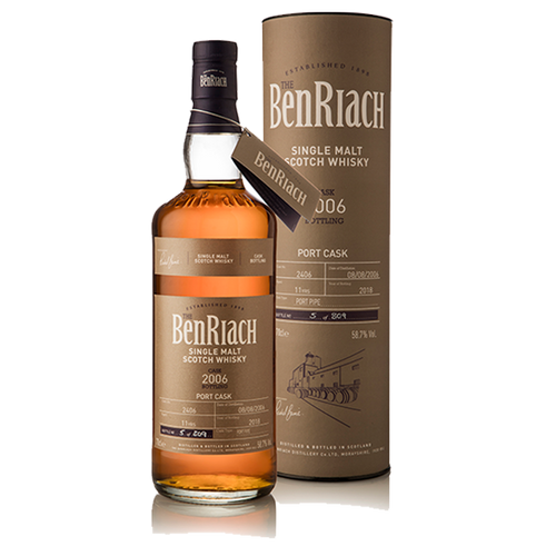 BenRiach Port Cask 11 YO 2006 Cask 2406 Batch 15 58.7% 700 ML