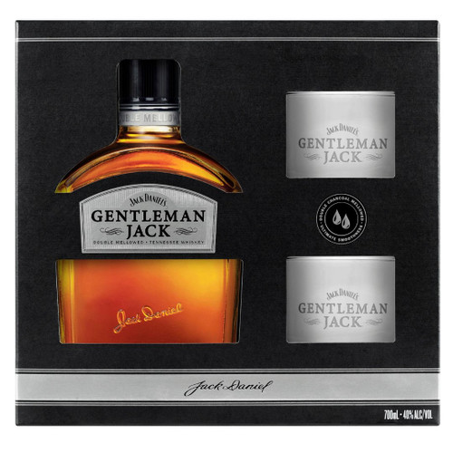 GENTLEMAN JACK WITH 2 GLASSES 700 ML