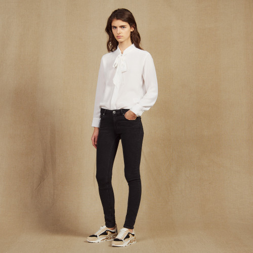 Slim Jeans With Regular Waist - Black