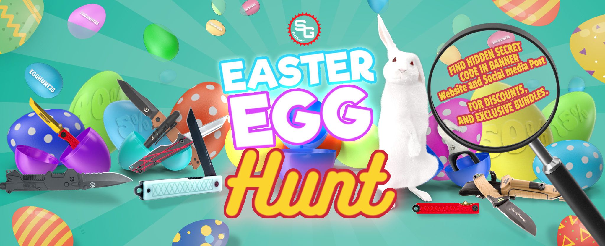 Get 25% OFF with hunt code: EGGHUNT25