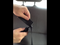 Seat belt cutter in action