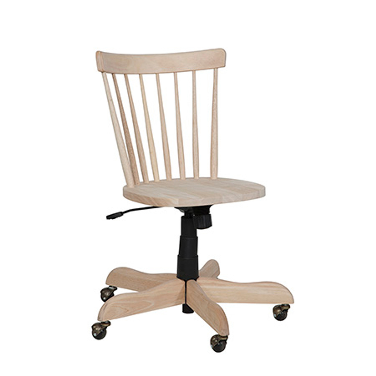 Swivel Desk Chair On Wheels Whitewood Furniture