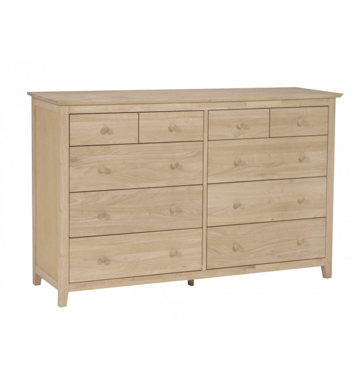 Thomasville Dresser With 10 Drawers Whitewood Furniture