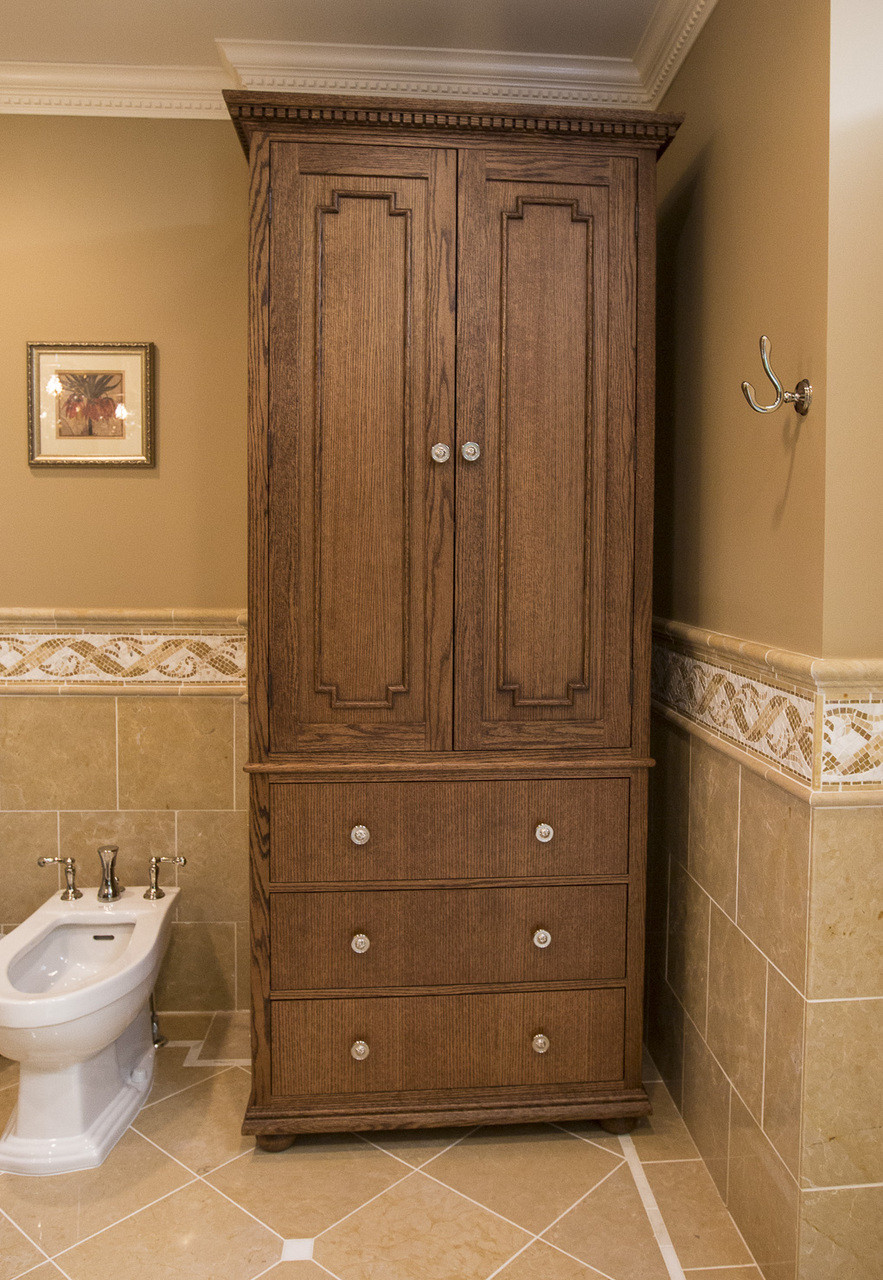 Custom Double Bathroom Vanity Gothic Furniture