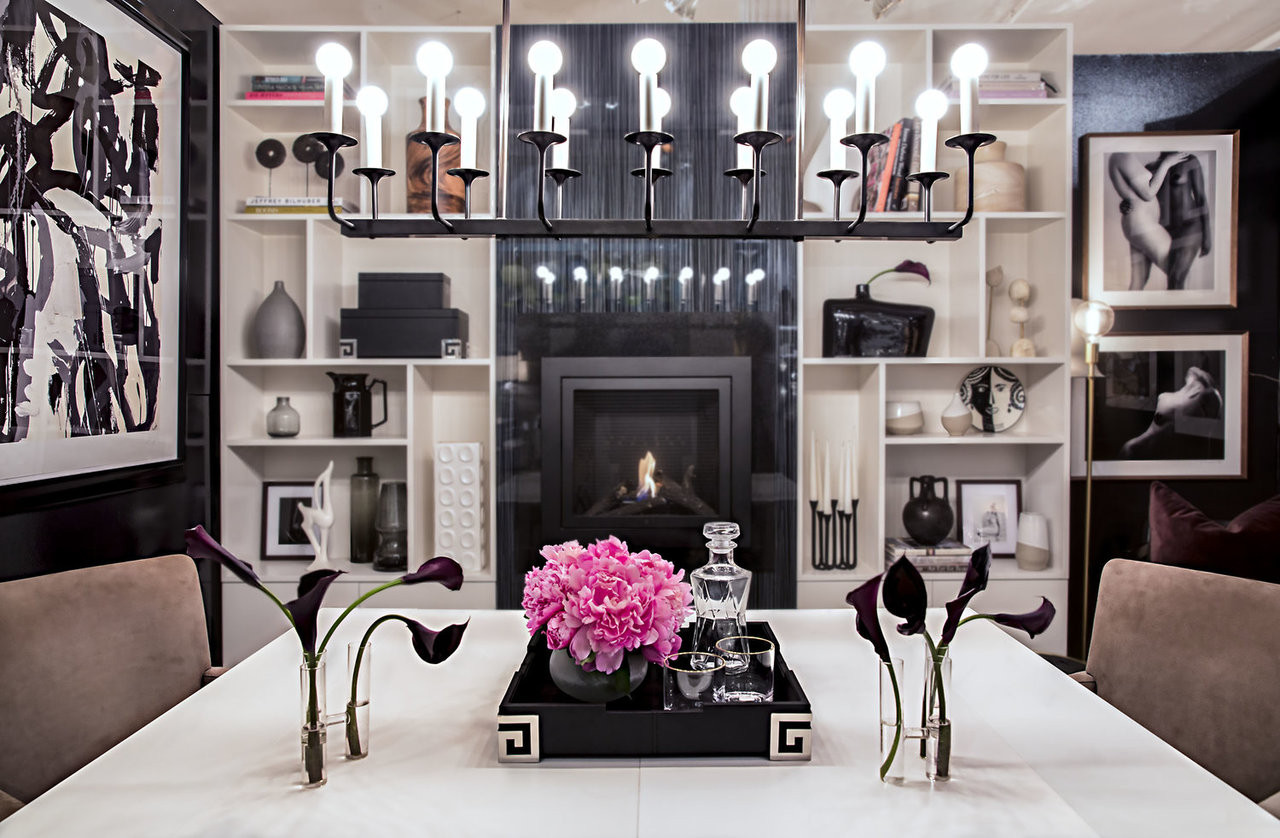 Custom - Fireplace Wall Unit (2018 Design on a Dime) | Gothic Furniture