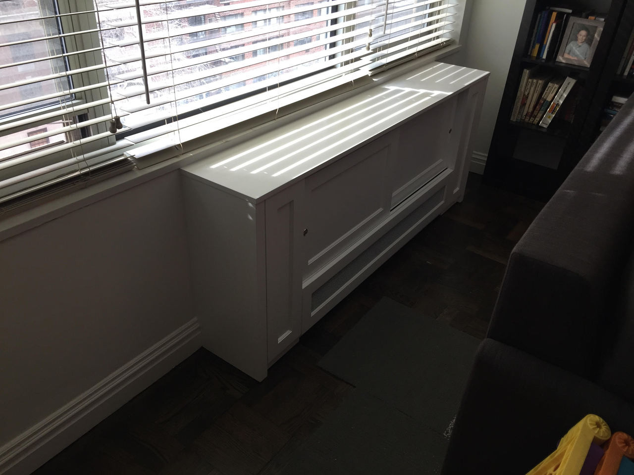 Custom - Enclosed Radiator Cover with Sliding Doors | Gothic Furniture