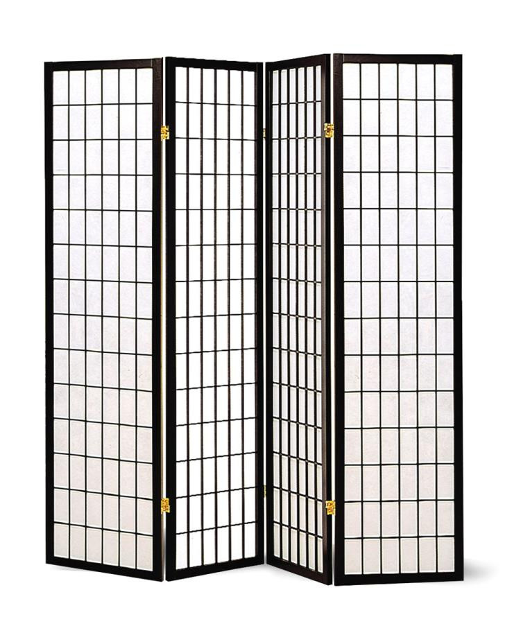 Japanese Black Large Room Divider Coaster Fine Furniture