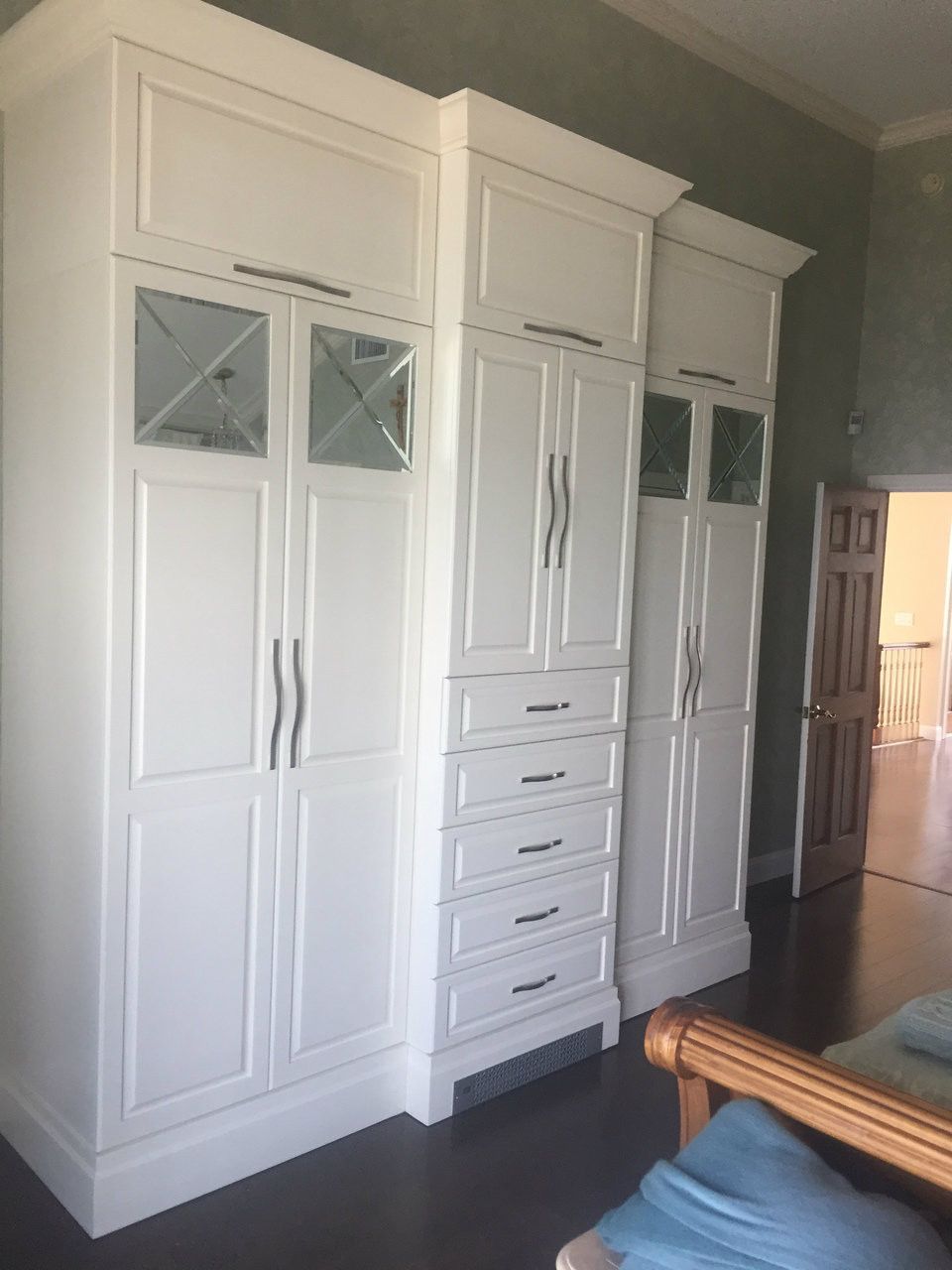 Custom - Bedroom Storage with Baseboard Heat Cover | Gothic Furniture