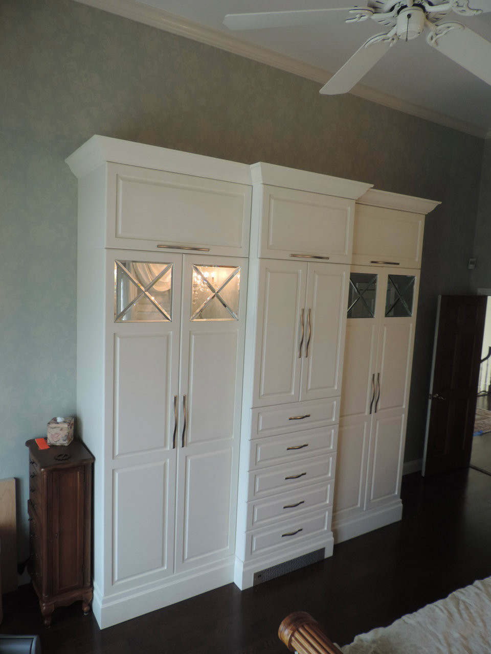 Custom - Bedroom Storage with Baseboard Heat Cover | Gothic Furniture