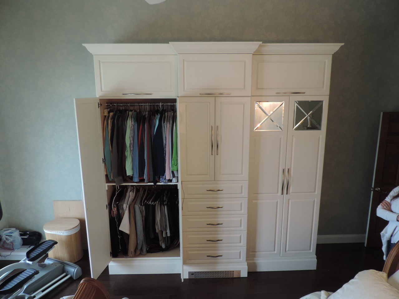 Custom - Bedroom Storage with Baseboard Heat Cover | Gothic Furniture