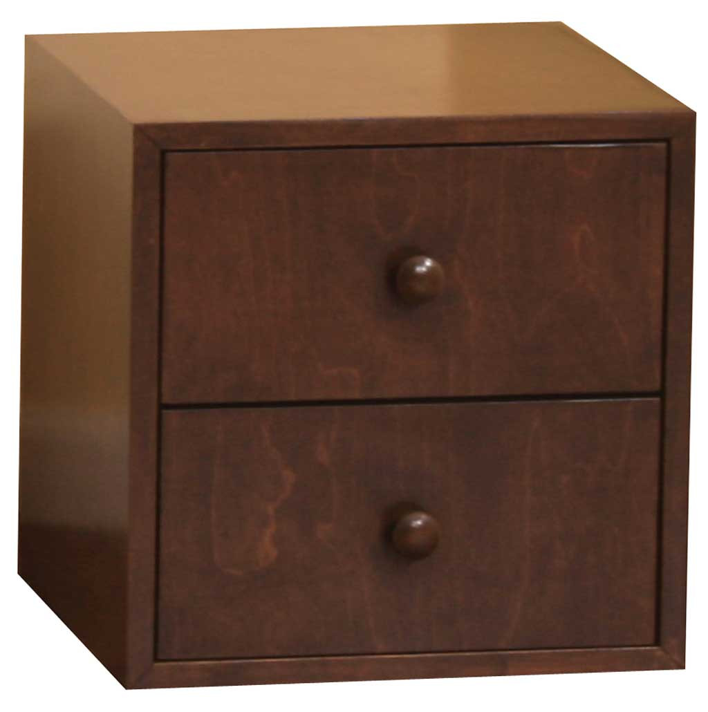 Modular Two Drawer Cube 15 x 15 x 15 | Gothic Furniture