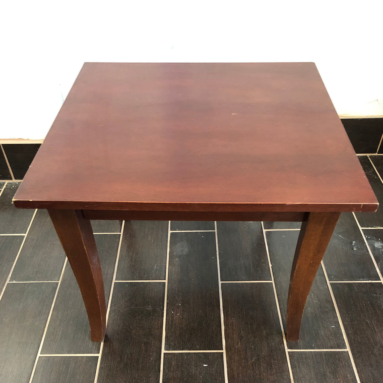 Beech Wood End Table Floor Model
