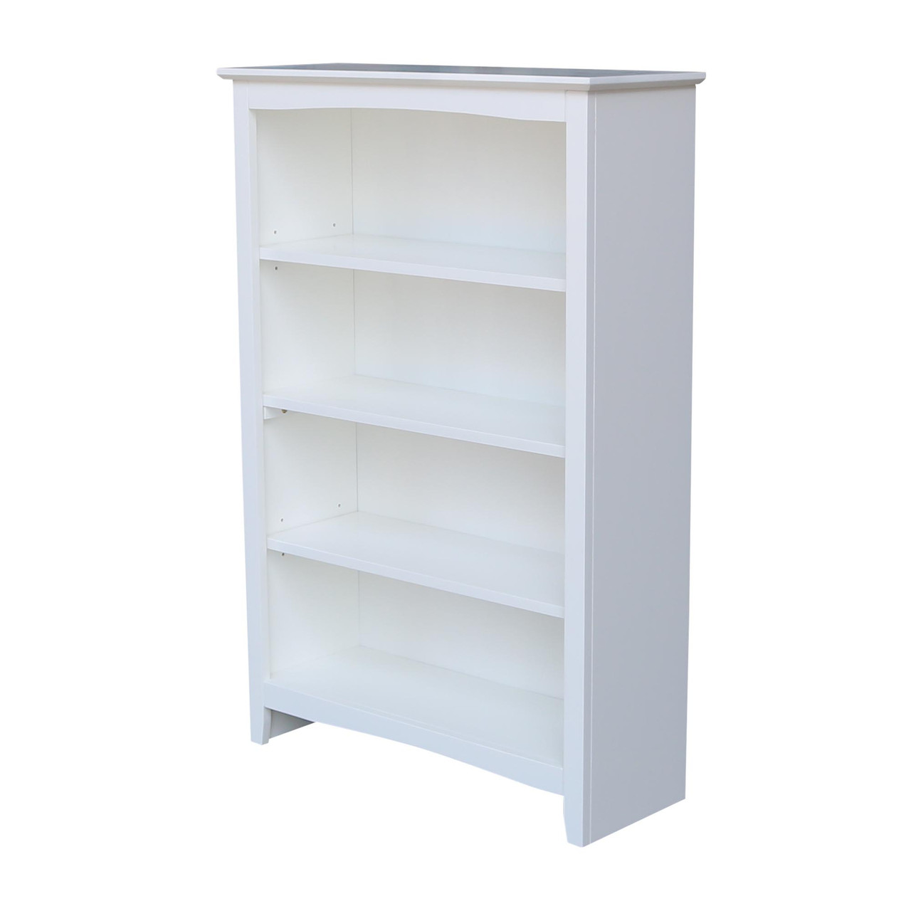 White Shaker Bookcase 12 x 32 x 48 | Made By: John Thomas