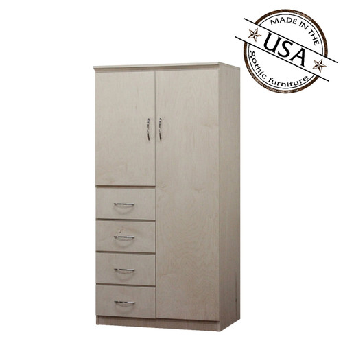 Flat Iron Chiffonier | Birch Wood