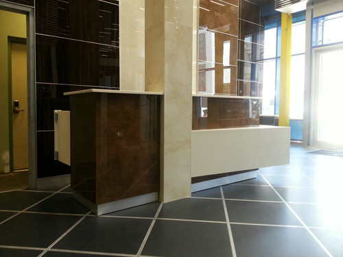 Custom - Modern Reception Counter | Gothic Furniture Custom Custom - Modern Reception Counter | Gothic Furniture Custom