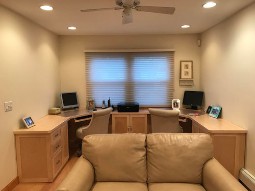 Custom - Corner Wrapping Double Home Office | Gothic Furniture Custom