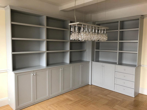 Custom - Corner Wrap Dining Room Wall Unit | Gothic Furniture Custom Custom - Corner Wrap Dining Room Wall Unit | Gothic Furniture Custom