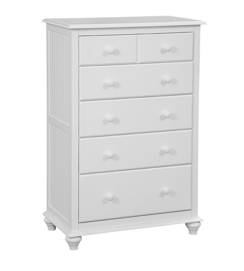 Beach White Eight Drawer One Door Dresser | Made By: John